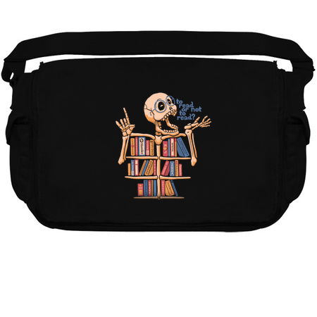 Skeleton Shelf Book Lover by Tobe Fonseca tiny thumbnail