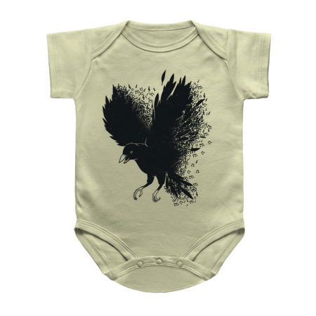 Melting Crow Musical Notes by Tobe Fonseca tiny thumbnail