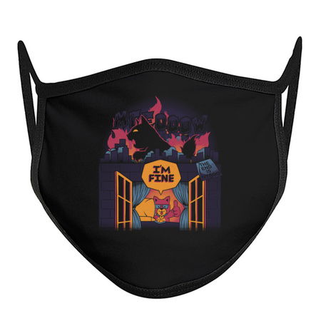 Lockdown Dog I'm Fine Home office by Tobe Fonseca tiny thumbnail