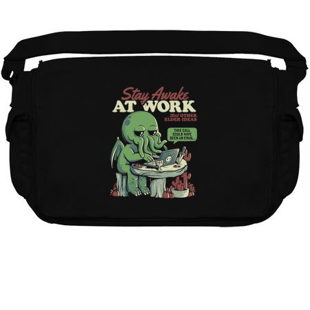 Stay Awake at Work - Funny Horror Cthulhu Monster Gift tiny thumbnail