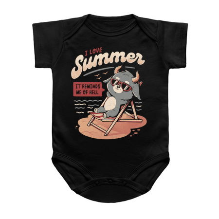 I Love Summer Hell - Cute Evil Creepy Baphomet Gift tiny thumbnail