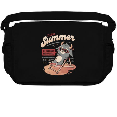 I Love Summer Hell - Cute Evil Creepy Baphomet Gift tiny thumbnail