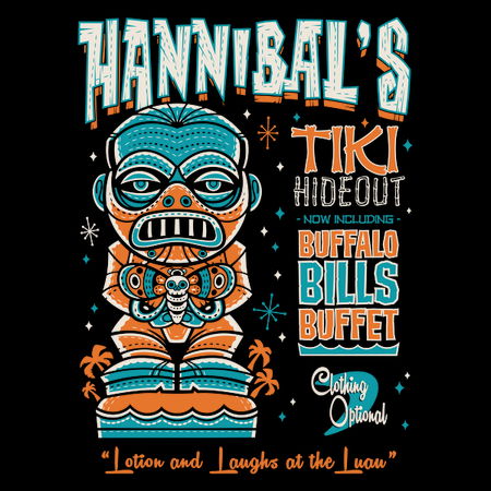 Hannibal s Creepy Cute Tiki Lounge Hawaii Vacation Surf Monster