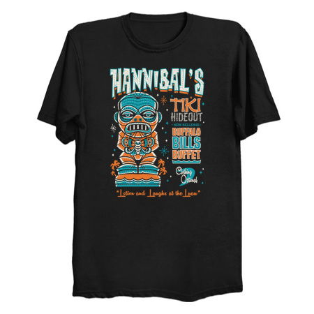 Hannibal's Creepy Cute Tiki Lounge - Hawaii Vacation Surf Monster tiny thumbnail