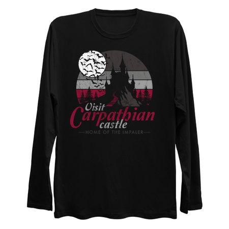 Visit Carpathian Castle - Vintage Distressed Vampire tiny thumbnail