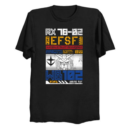 Federation Force - Mobile Suit RX 78 - Vintage Distressed Retro Mecha Anime tiny thumbnail