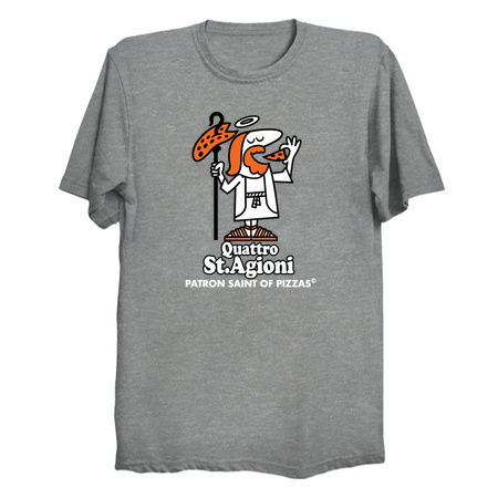 Patron Saint of Pizza - Cheesy Pizza Design - Quattro Stagioni tiny thumbnail