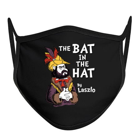 The Bat in the Hat Laszlo - Gothic Funny Cartoon Vampire tiny thumbnail