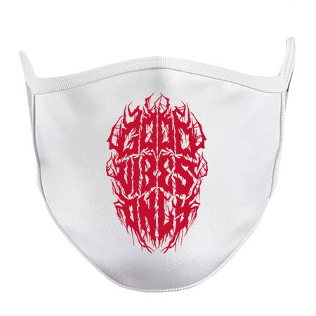 Good Vibes - Funny Black Metal Logo Parody (RED) tiny thumbnail