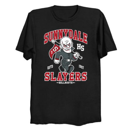 Sunnydale High School Vampire - Vintage Distressed Horror College Mascot tiny thumbnail