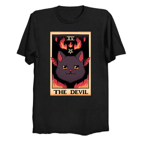The Devil Cat Tarot Card by Tobe Fonseca tiny thumbnail