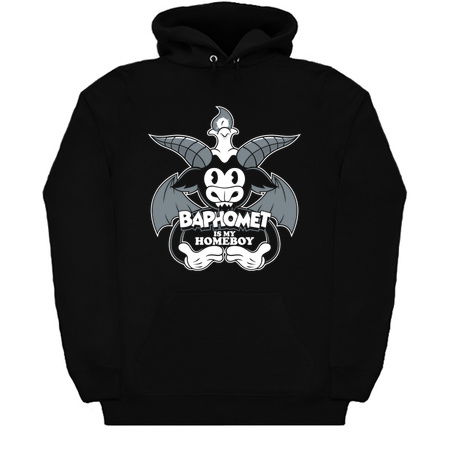 Baphomet Homeboy - Vintage Cartoon Creepy Cute Satanic Goat tiny thumbnail