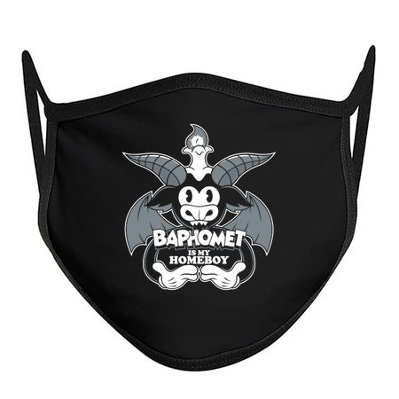 Baphomet Homeboy - Vintage Cartoon Creepy Cute Satanic Goat tiny thumbnail