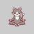 Cat Animals Meditation Zen Buddhism by Tobe Fonseca tiny thumbnail