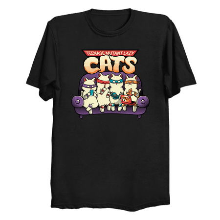 The Teenage Mutant Lazy Cats by Tobe Fonseca tiny thumbnail