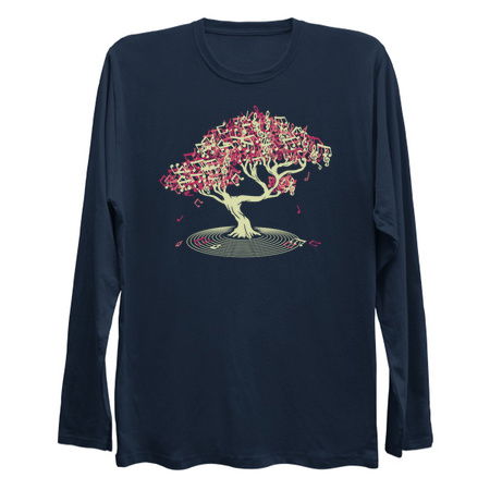 Japanese Bonsai Song Musical Notes by Tobe Fonseca tiny thumbnail