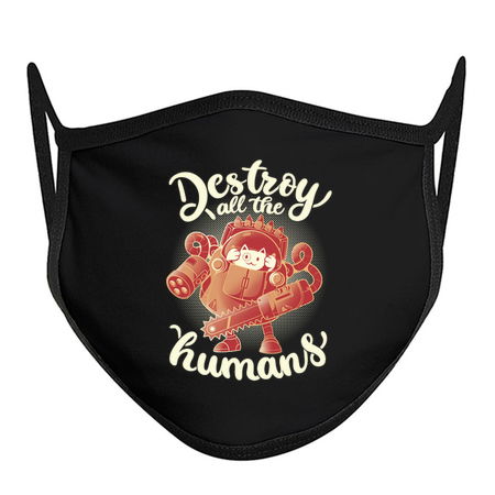 Destroy All The Humans - Funny Cute Robot Cat Gift tiny thumbnail