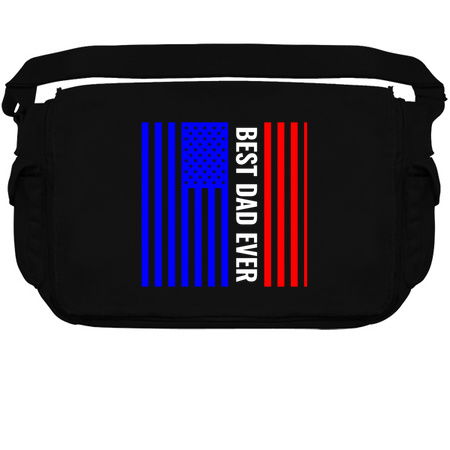 Best USA dad ever blue white red stripes tiny thumbnail