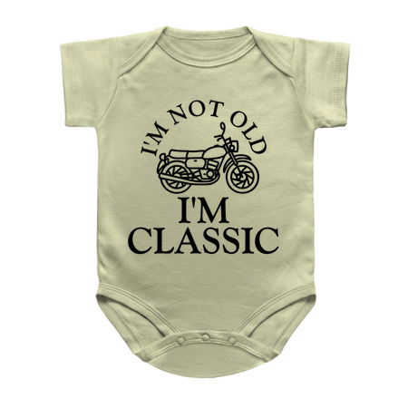 I'm not old i'm classic motorbike black tiny thumbnail