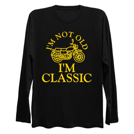 I'm not old i'm classic motorbike gold tiny thumbnail