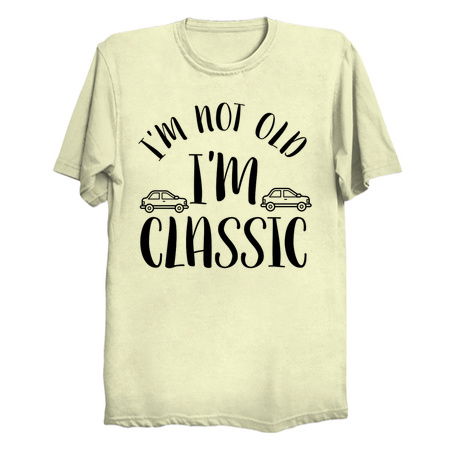 I'm not old i'm classic car lover black tiny thumbnail
