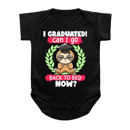 Funny I Graduated Can I Go Back to Bed Now Sloth Graduation tiny thumbnail