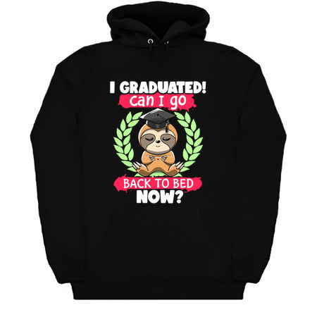 Funny I Graduated Can I Go Back to Bed Now Sloth Graduation tiny thumbnail