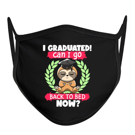 Funny I Graduated Can I Go Back to Bed Now Sloth Graduation tiny thumbnail