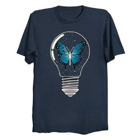 Trapped Blue Butterfly Monarch by Tobe Fonseca tiny thumbnail