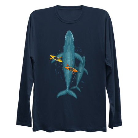 Canoes on whale family tiny thumbnail