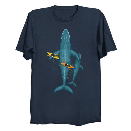 Canoes on whale family tiny thumbnail