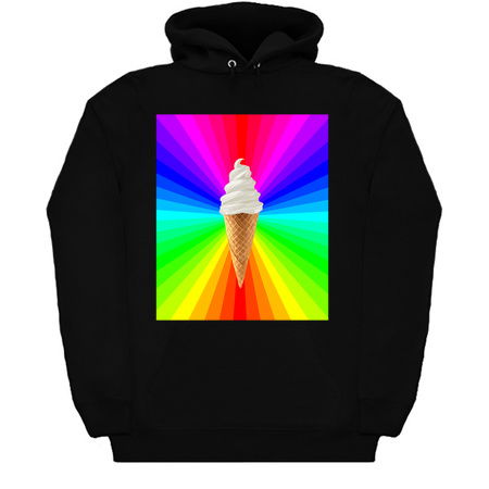 Rainbow Fluorescent Vanilla Ice Cream Cone tiny thumbnail