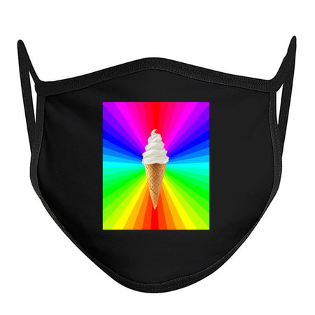 Rainbow Fluorescent Vanilla Ice Cream Cone tiny thumbnail