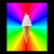 Rainbow Fluorescent Vanilla Ice Cream Cone tiny thumbnail