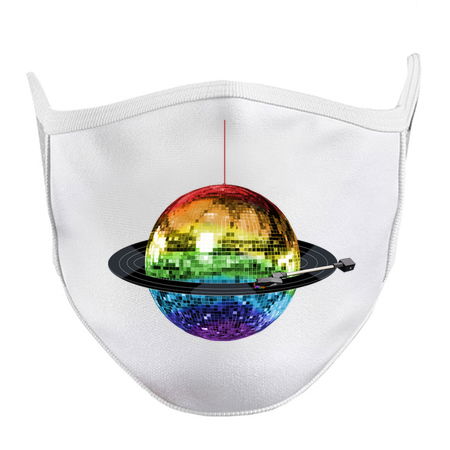 Disco Ball Retro Rainbow Record Planet tiny thumbnail
