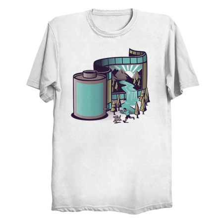 Old Camera Film Nature Photographer T-shirt by Tobe Fonseca tiny thumbnail