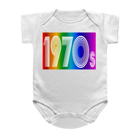 Rainbow Pride 1970s Retro Disco Font tiny thumbnail