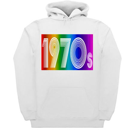 Rainbow Pride 1970s Retro Disco Font tiny thumbnail