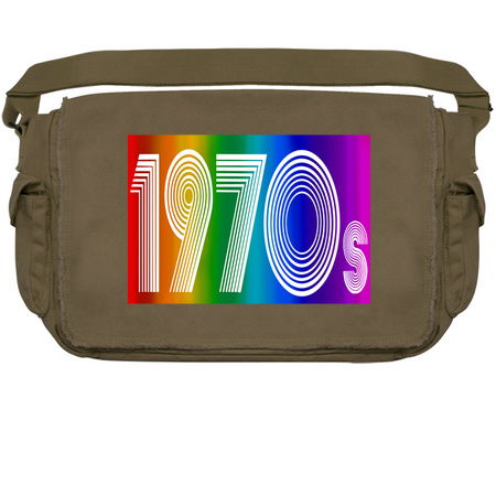 Rainbow Pride 1970s Retro Disco Font tiny thumbnail