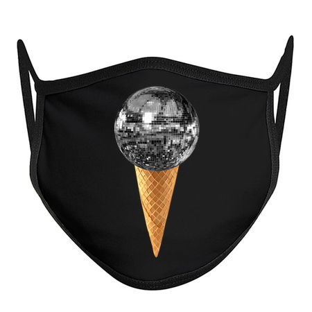 Silver Disco Ball Ice Cream Cone tiny thumbnail
