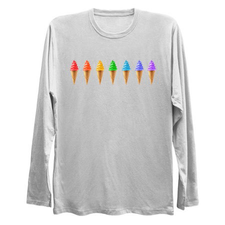 Rainbow Soft Serve Ice Cream Cones tiny thumbnail