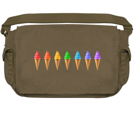 Rainbow Soft Serve Ice Cream Cones tiny thumbnail