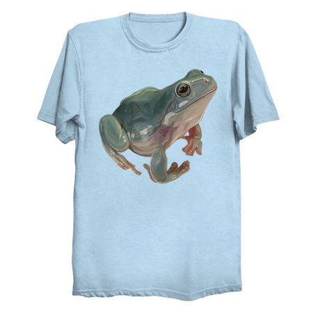 Happy Australian Green Tree Frog tiny thumbnail