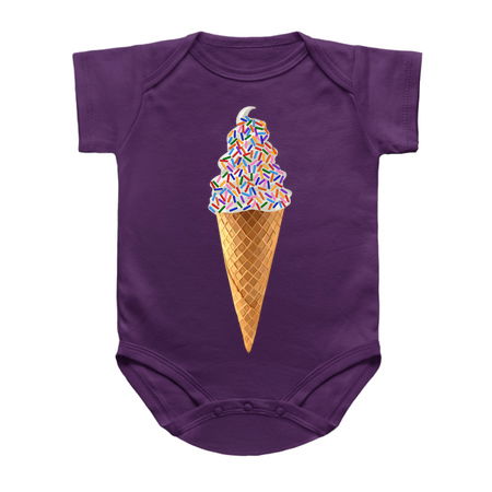 Rainbow Sprinkle Dipped Vanilla Ice Cream Cone tiny thumbnail