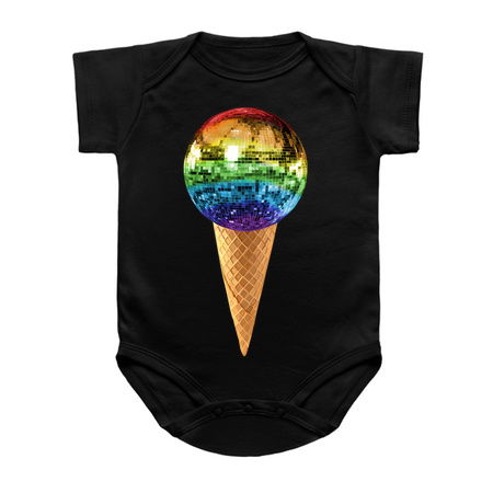 Rainbow Disco Ball Ice Cream Cone tiny thumbnail