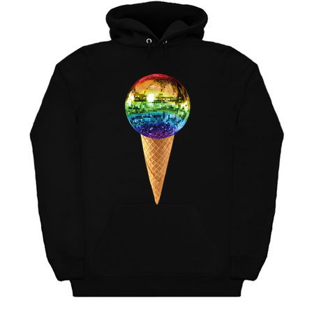 Rainbow Disco Ball Ice Cream Cone tiny thumbnail