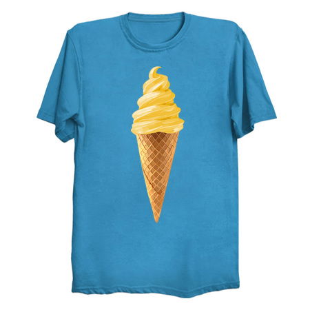 Yellow Lemon Soft Serve Ice Cream Cone tiny thumbnail