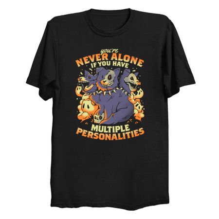 Multiple Personalities - Funny Evil Hell Dog Gift tiny thumbnail