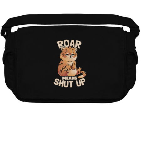 Roar Means Shut Up - Funny Tiger Cat Quotes Gift tiny thumbnail