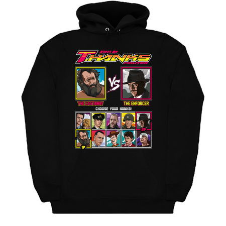 Tom Hanks Fighter – Castaway vs Road to Perdition T-Shirt tiny thumbnail